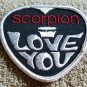 Vintage Snowmobile Patch SCORPION RACING snowmobile SKIING patch