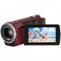 JVC GZE100RUSM 1.5 Megapixel 1080p HD Everio® GZE100RUS Digital Video Camera (Red)
