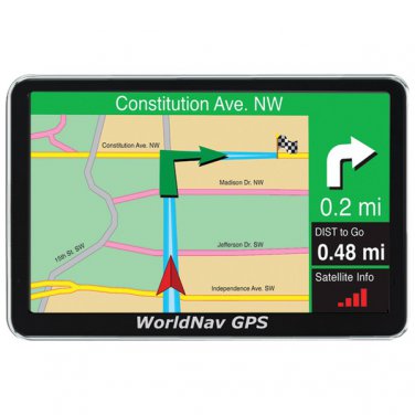 TELETYPE 430024 WorldNav 4300 Premium 4.3" GPS Device