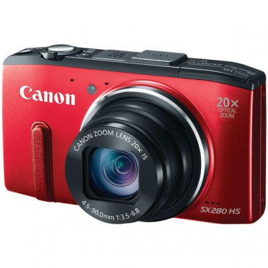 CANON 8225B001 12.1 Megapixel Powershot&Acirc;&reg; SX280 HS Kit (Red)