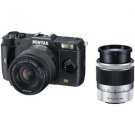 PENTAX 10737 12.4 Megapixel Q7 Digital Camera with 02 & 06 Zoom Lenses (Black)