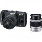 PENTAX 10737 12.4 Megapixel Q7 Digital Camera with 02 & 06 Zoom Lenses (Black)