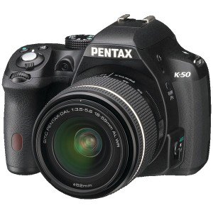 PENTAX 10883 16.0 Megapixel K-50 Digital Camera (Black)
