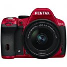 PENTAX 10985 16.0 Megapixel K-50 Digital Camera with DA L 18–55 WR Lens (Red)