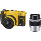 PENTAX 11565 12.4 Megapixel Q7 02 & 06 Zoom Lenses (Yellow)