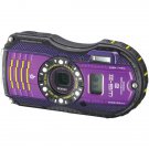 PENTAX 12673 16.0 Megapixel Optio® WG-3 GPS Digital Camera (Purple)