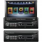 POWER ACOUSTIK PD-740NB 7" INTEQ Single-DIN In-Dash Motorized Flip-Up Touchscreen Multimedia