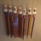 Lavendar glass windchime