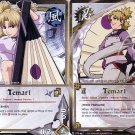 Naruto TCG CCG Uncommon Rare Cards - Temari Lot Naruto TCG CCG Uncommon Rare Cards - Temari Lot