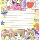 Cardcaptor Sakura Doujinshi Stationary Letter Sheet #8 Cardcaptor Sakura Doujinshi Stationary Letter Sheet #8