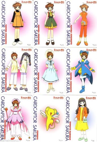 Card Captor Sakura PP Pull Pack 1 Movie Regular Cards