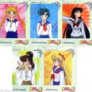Sailor Moon Cards Banpresto Regular - Inners Uniform Sailor Moon Cards Banpresto Regular - Inners Uniform