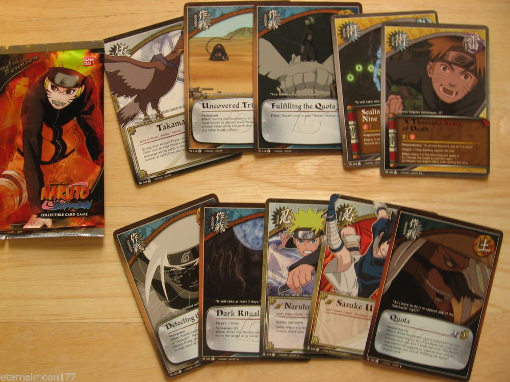 Naruto TCG CCG Fateful Reunion Booster Pack #2