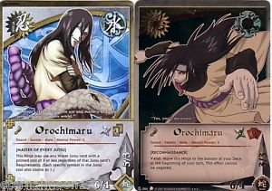 Naruto TCG CCG Uncommon Super Rare Foil Cards - Orochimaru Lot