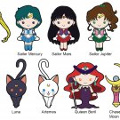 Sailor Moon 3D Figural Monogram Keyring Keychain Series 1 - Luna Only Sailor Moon 3D Figural Monogram Keyring Keychain Series 1 - Luna Only