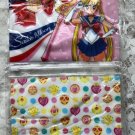 Sailor Moon Plastic Slider Pouch Set of 2 Sailor Moon Plastic Slider Pouch Set of 2