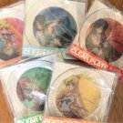 Sailor Moon Crystal Complete Clear Plate Set of 5 Sailor Moon Crystal Complete Clear Plate Set of 5