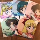 Italian Sailor Moon Canvas Wooden Frames Complete Set of 5