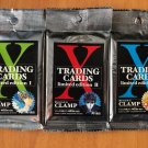 Clamp X 1999 Limited Edition Part 1-3 Card Packs COMPLETE - 27 Cards