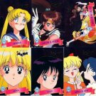 Sailor Moon Cardzillion Series 3 Foil Special Card - Complete set of 6
