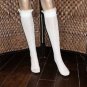 Ivory Button Crochet Lace Open Knit Chevron Pattern Boot Socks