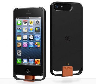 Duracell Powermat Wireless Charging Black Case for iPHONE 5,5s