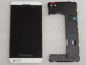 BlackBerry Z10 LCD 4G White Screen & Digitizer+Middle Frame +back housing
