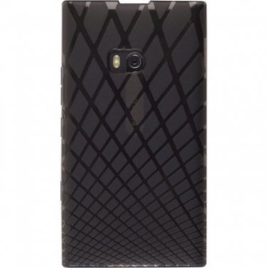 Nokia Lumia 900 Waffle Patterned Dura-Gel Case (Smoke)