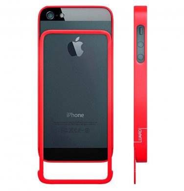 iPhone 5/5S Slim ALUMINUM BUMPERS Red By Luardi