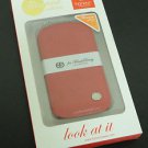 Honovi Leather Top Flip Case for Blackberry Curve 8520,9300 (RED)