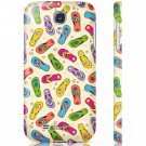 Samsung Galaxy S4 Snap on-Case Funky Sandals  By Luardi