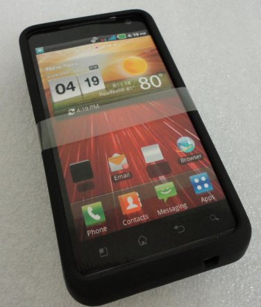 LG Revolution Hard Shell Case-BLACK
