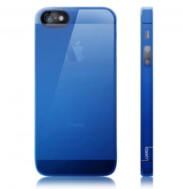 iPhone 5/5S Snap on-Crystal Case Blue By Luardi