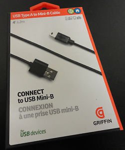 Griffin GC17060 Data Transfer Cable Adapter,V3 Type A USB, Mini Type B USB