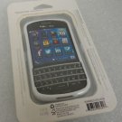 OEM Verizon High Gloss  Silicone Cover Case for Blackberry Q10 (White)