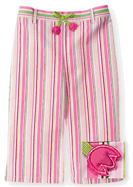 Gymboree Tip Toe stripe pants 18-24