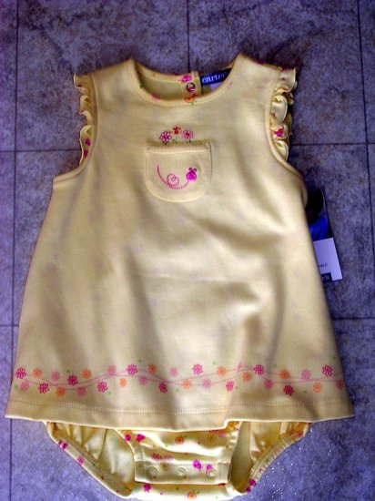 Carter's yellow romper 18 months