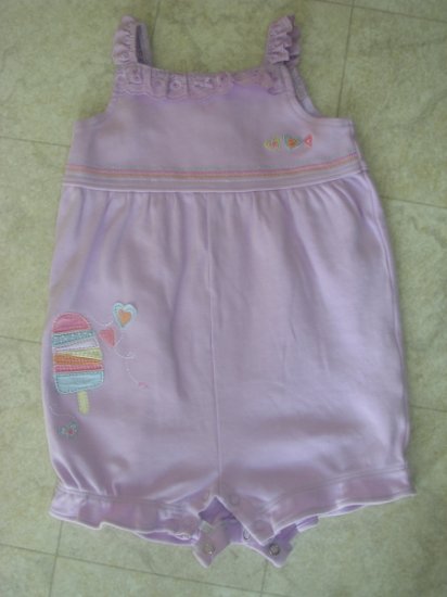 Carter's purple romper 18 months