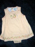 Carter's orange romper 18 months