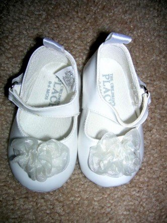 Children's Place dress shoes 0-6 months