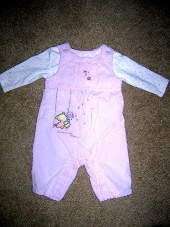 Corduroy overalls set 0-3