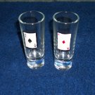 "ACES" Set of two shot glasses