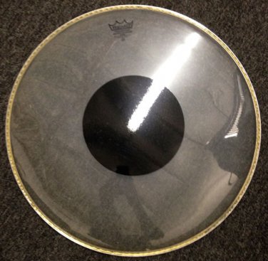 Used Clear Kick Drum Head Custom Signed by Vattica (LIMITED QUANTITY)
