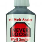 Hair Extension Weft Sealer Stop Shedding Weave Hair Black 2 oz