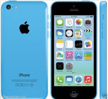 Brand New Unlocked Black Apple Iphone 5C 16gb BLUE