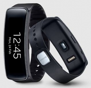 Samsung Galaxy Gear Fit  Smartwatch (Black)