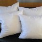 New FEATHER / DOWN Square Euro Pillow Insert Form - ALL SIZES!! Made in USA