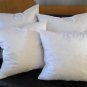 New FEATHER / DOWN Square Euro Pillow Insert Form - ALL SIZES!! Made in USA