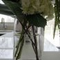 NEW $69 Personalized Monogrammed Clear Rectangle Glass Flower VASE Tall Gift
