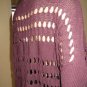 LES COPAINS New Sweater Long Oversized Purple Size 42/8 Stunning!! Woman's Italy